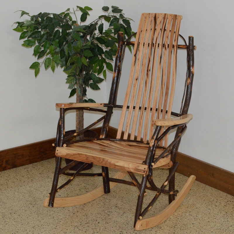 Loon Peak® ZanowitZ Hickory Rocking Chair & Reviews Wayfair